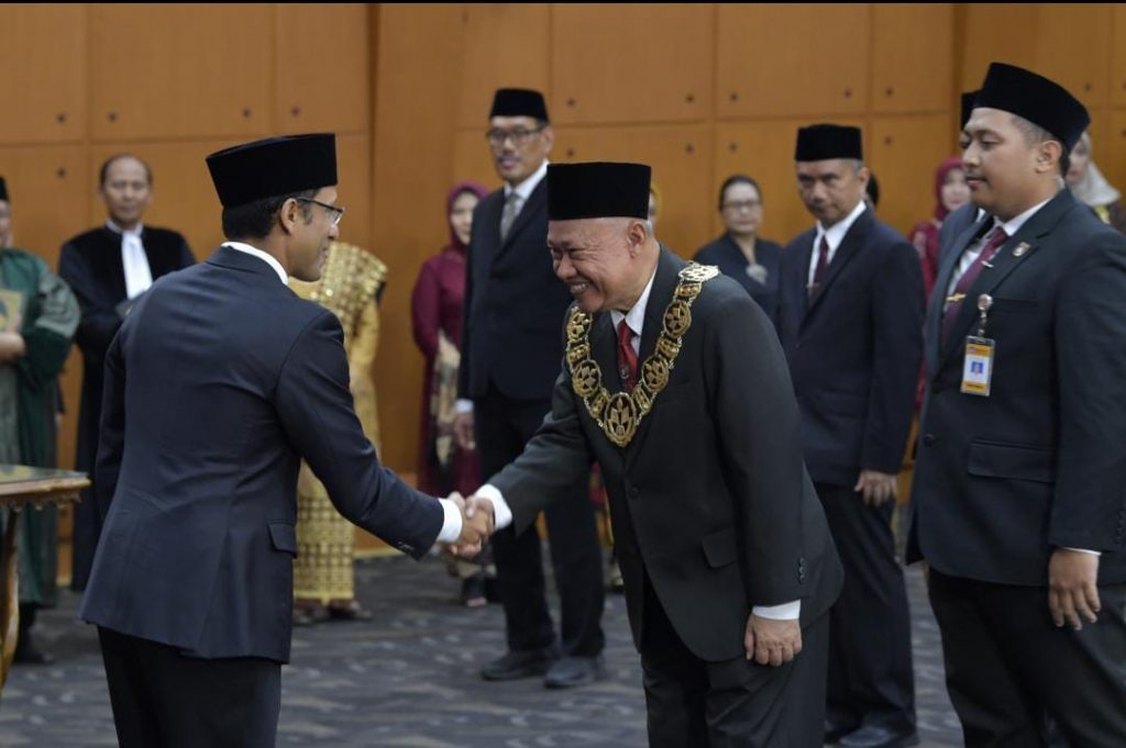 Prof Komarudin Dilantik Sebagai Rektor Unj Periode Ke Tahun