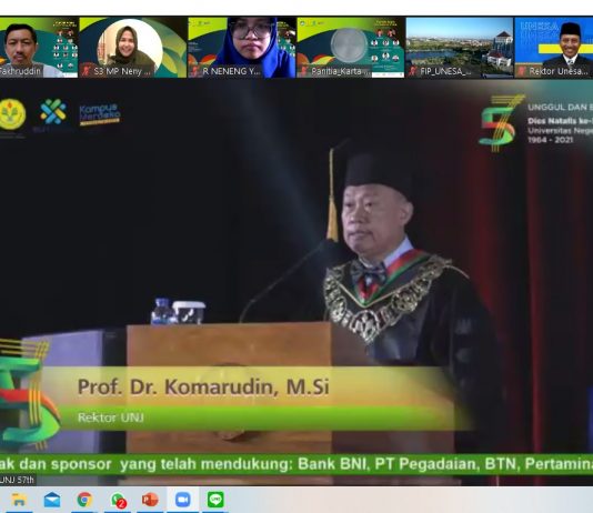 Puncak Acara Dies Natalis Universitas Negeri Jakarta Ke-57