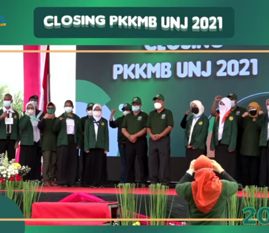 Penutupan PKKMB UNJ 2021: Mewujudkan Mahasiswa Unggul dan Menjadi Kampus Bereputasi di Kawasan Asia